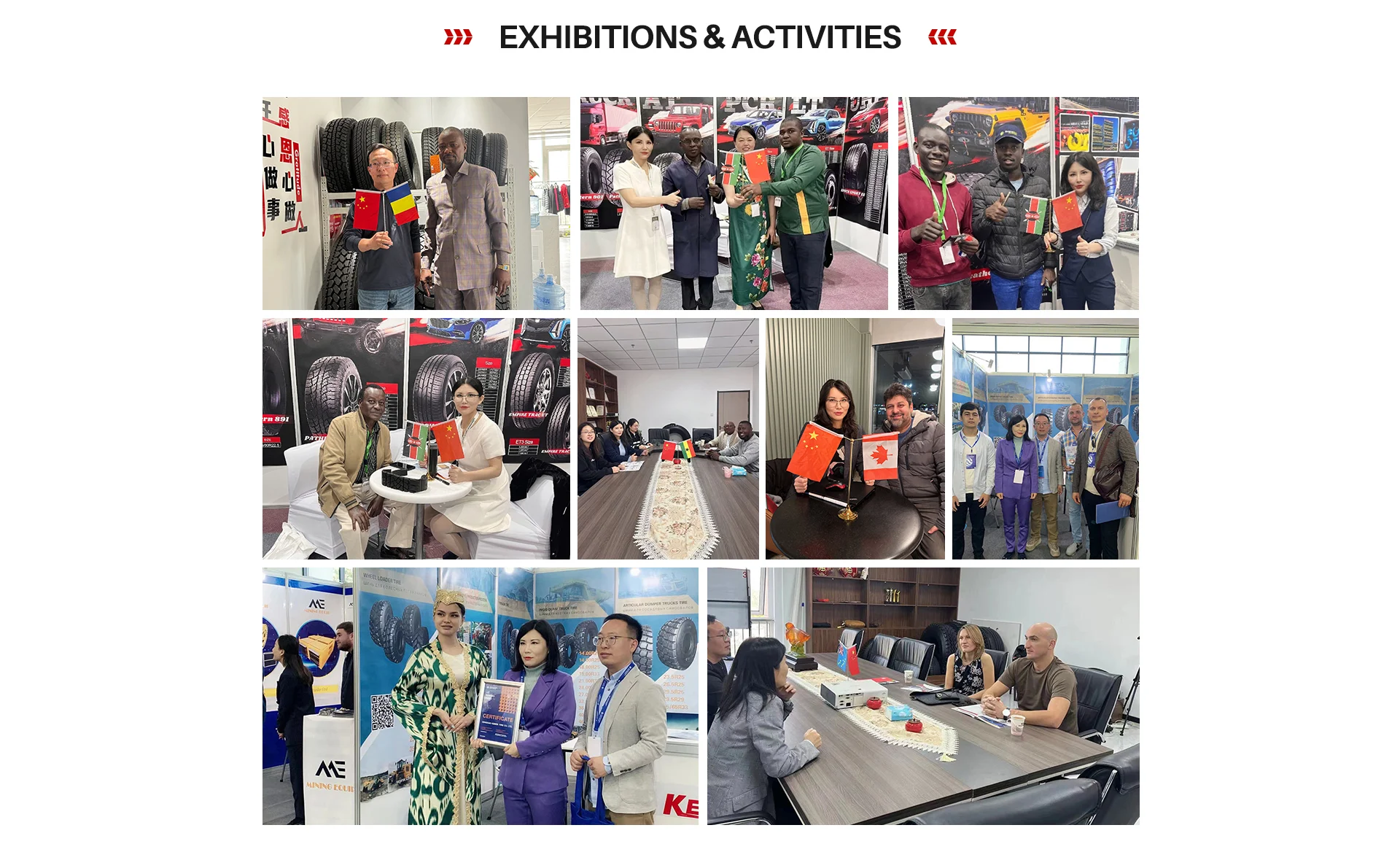 Exhibitions and customers