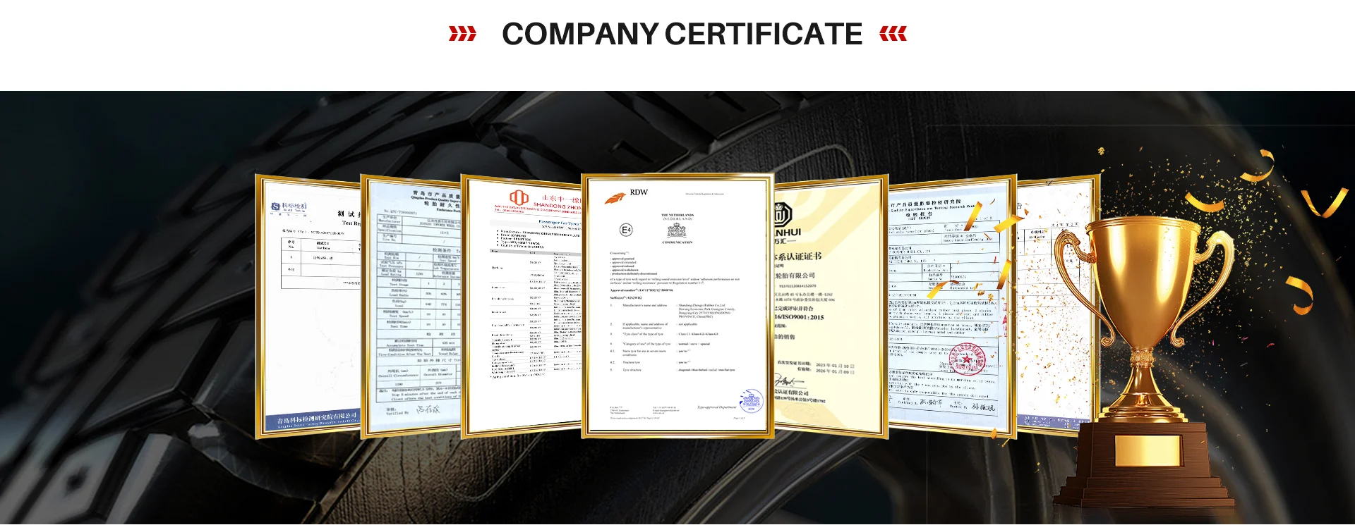 Company certificates