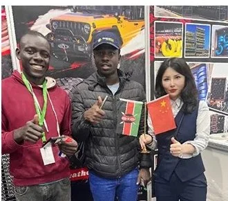 On the exhibition floor